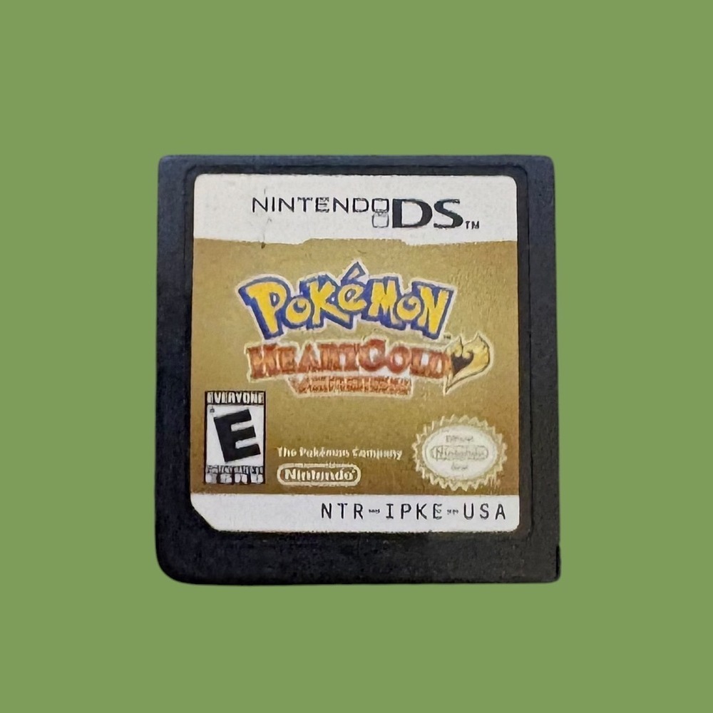 Nintendo DS Pokemon HeartGold Version Game Cartridge NTR-IPKE-USA Authentic